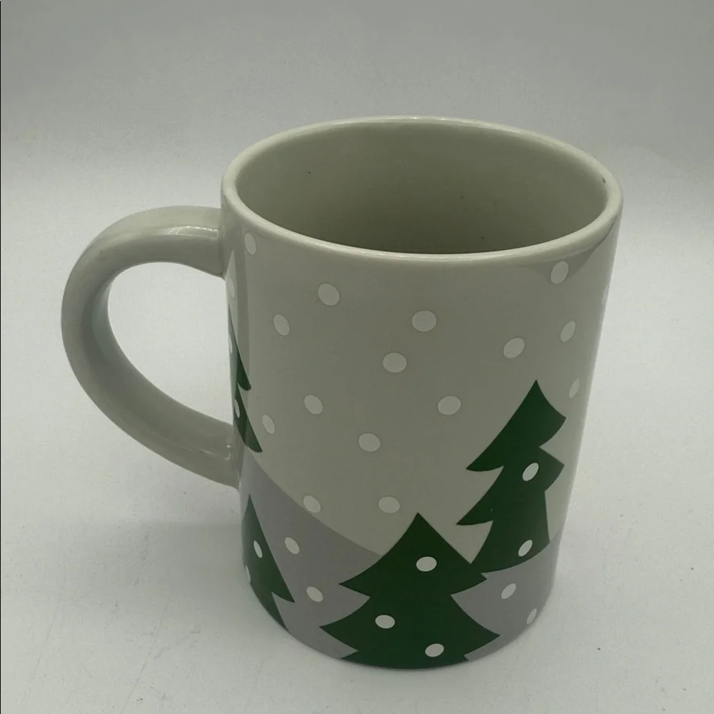 2017 Crate & Barrel Joan Anderson snowman winter scene coffee cocoa tea mug NWT